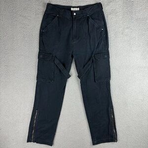 Standard Cloth Men's Black Cargo Pants